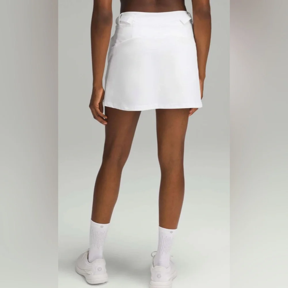 NWT Lululemon Wrap-Front Mid-Rise Golf Skirt
White SIZE 10 $98 sold out - Picture 11 of 11